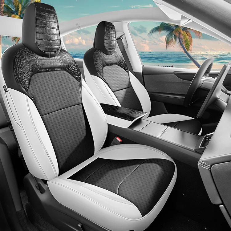غطاء مقعد مناسب حسب الطلب من طراز Tesla Model Y Juniper